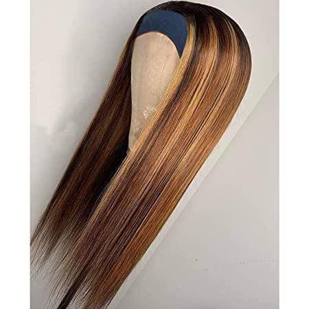 Affordable&Beginner Friendly Must Have Highlight Straight Headband Wig - Rose Hair