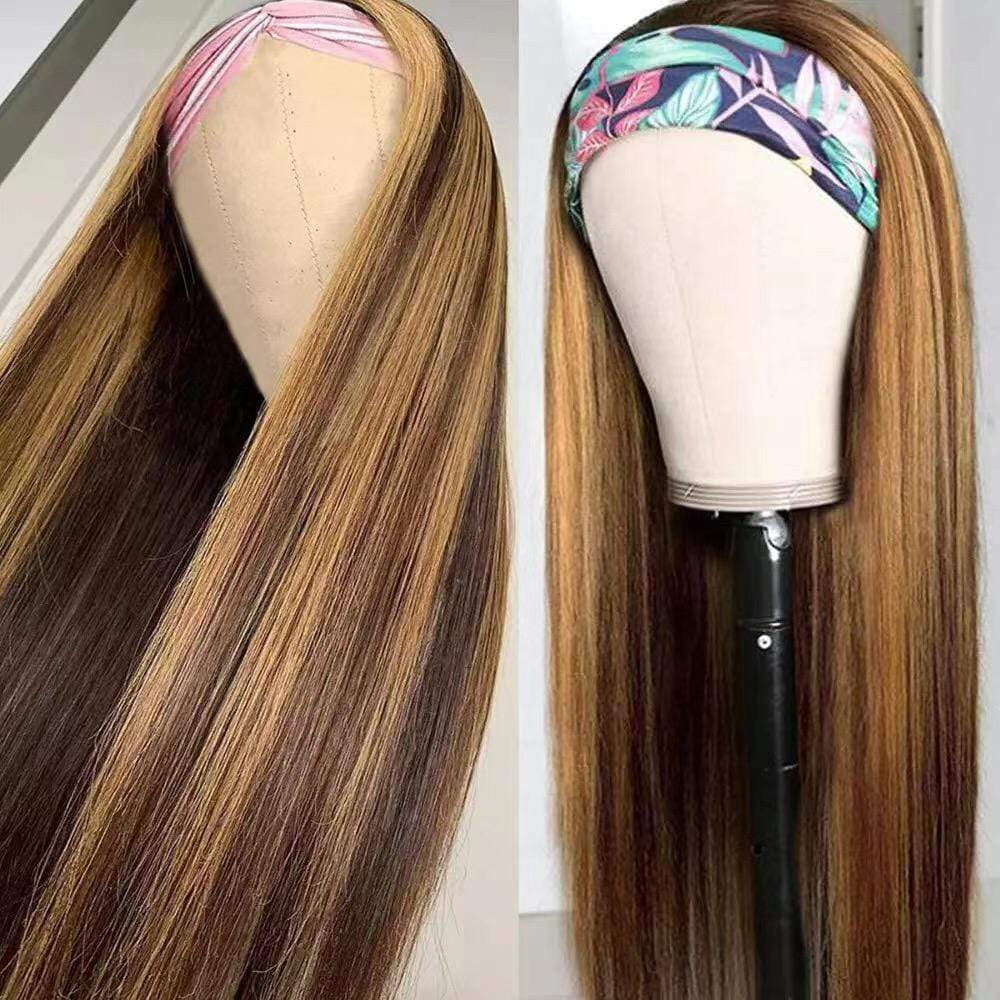 Affordable&Beginner Friendly Must Have Highlight Straight Headband Wig - Rose Hair